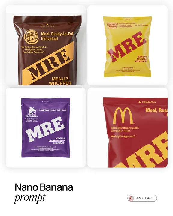 Brand product packaging