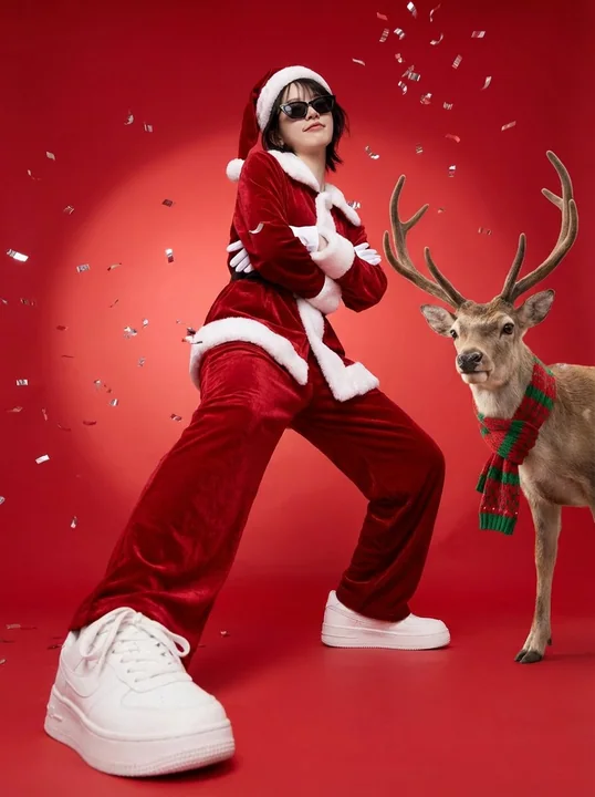 Vertical Full-Body Holiday Poster