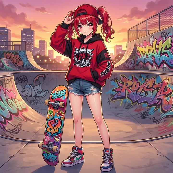 Des jeunes skateurs démontrent des figures impressionnantes sous les derniers rayons du soleil.