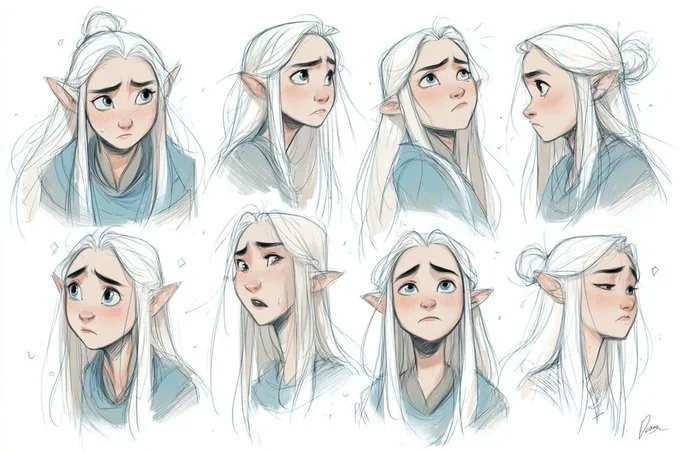 رسم تخطيطي للشخصيات