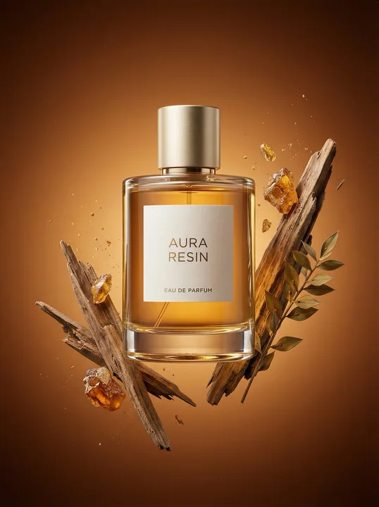 قالب إعلان لعطر فاخر