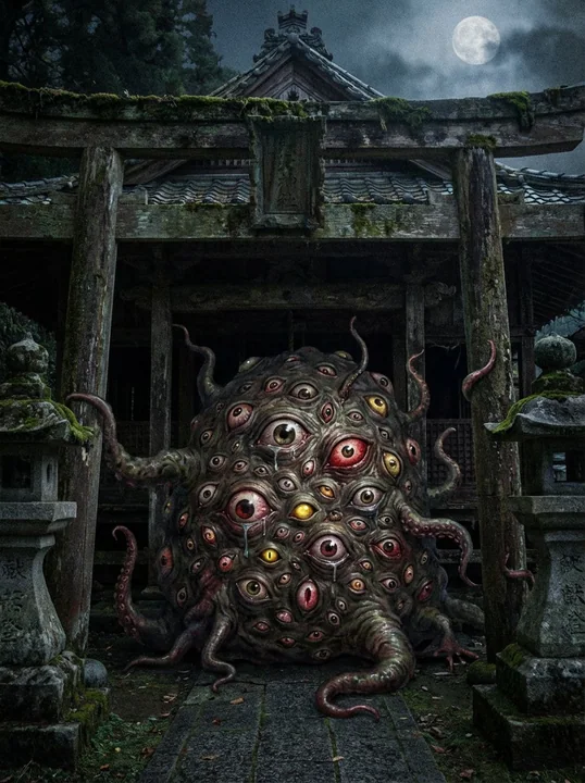 吐き気を催す多目モンスター:ゴブリンか、未知の邪悪な存在か?