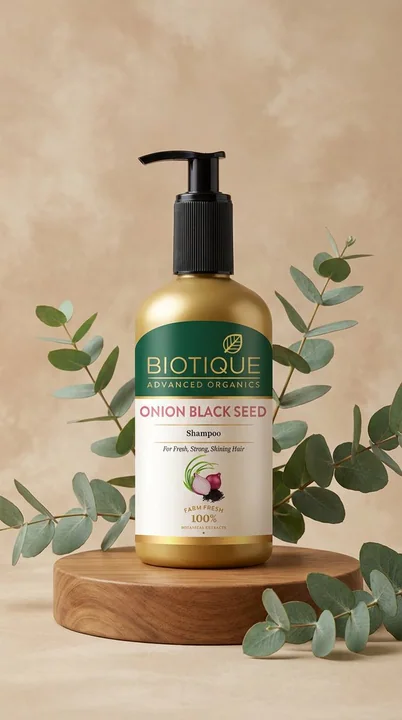 Minimalist eco-luxury shampoo and conditioner bottle advertising photography