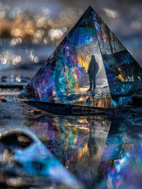 Porcelain Enamel Pyramid Tip Balance Marvel