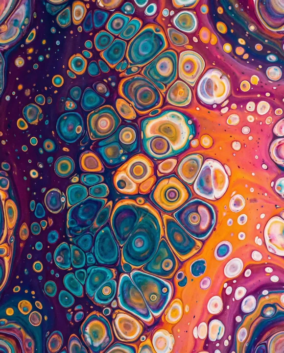 绚烂流体艺术微观世界