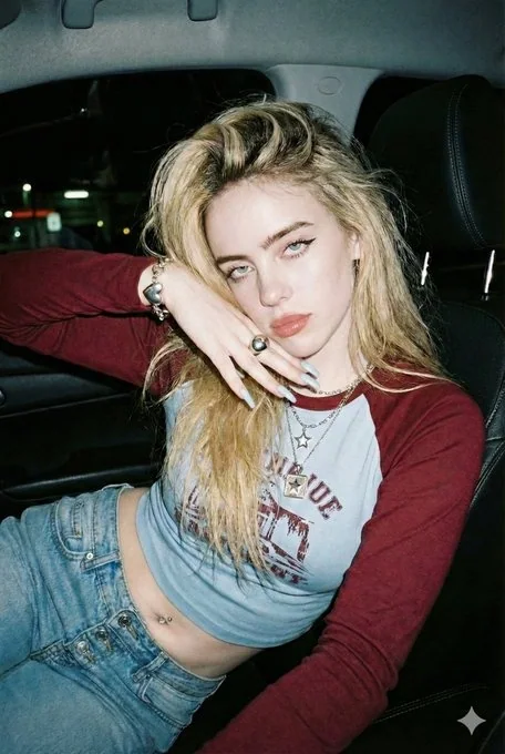 ミッドナイト・ストレート・ストップ Y2K 金髪少女
