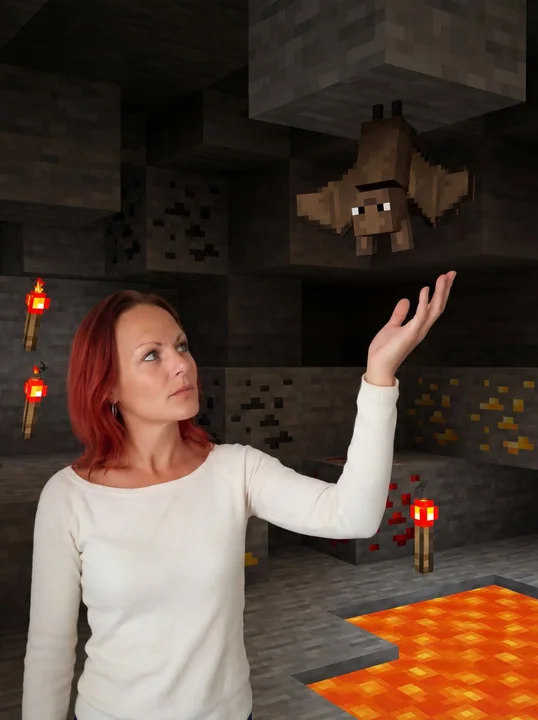 The Adventure of the Fluorescent Mine and the Upside-Down Block Bats