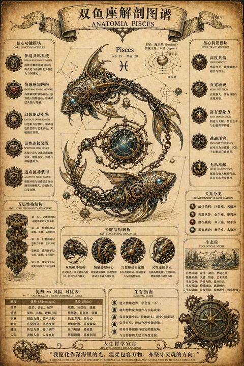蒸汽朋克射手座解剖图谱