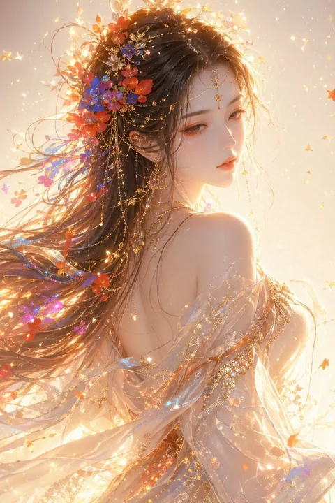 Féé de l'orient, vision fantasmagorique, regard en arrière