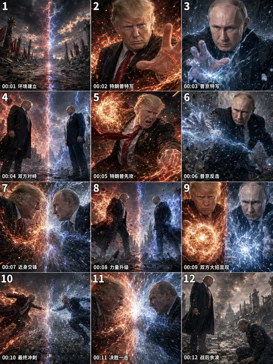 Epic Anime Battle Storyboard