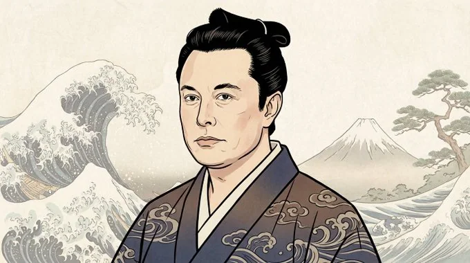 Personnages classiques de l'époque Edo dans un style ukiyo-e