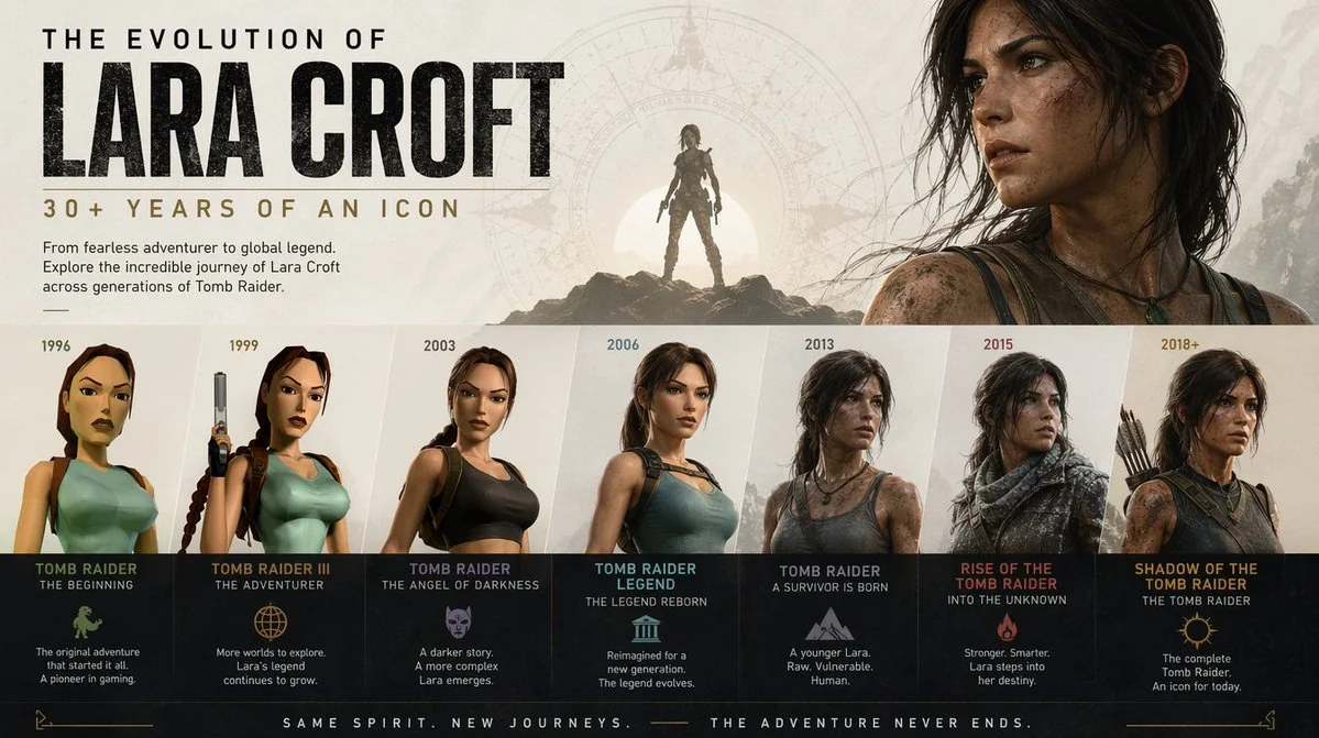 โปสเตอร์การเดินทางการเปลี่ยนแปลงของลาูรา คราวฟورد