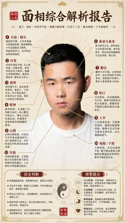 玄学大师面相精批图解