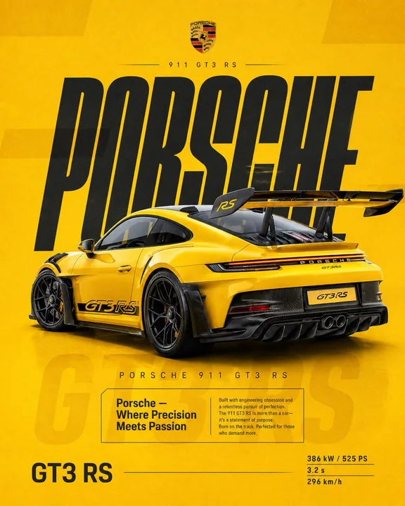 ポルシェ vs ベンツ レースポスター