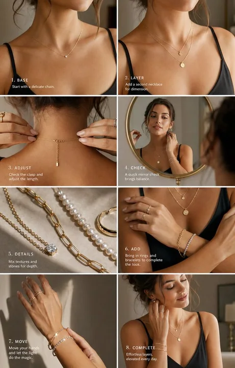 Advanced Jewelry Layering Visual Guide