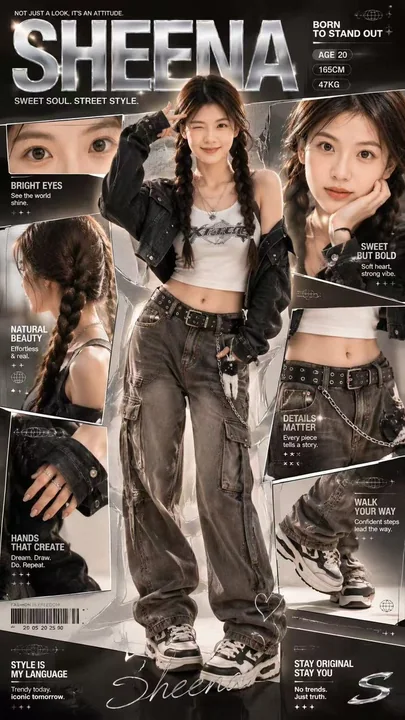 20-Year-Old Sina Fashion Personality Poster