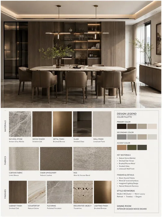 Générateur de tableau d'humeur pour la conception d'intérieur