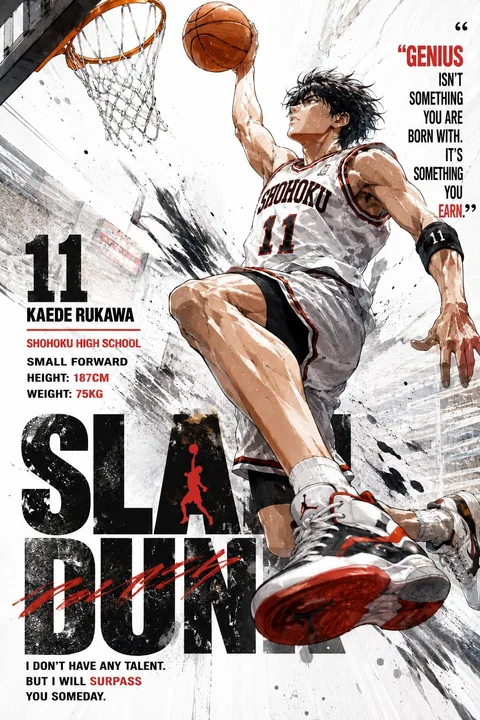 Anime-style basketball player boxing background image