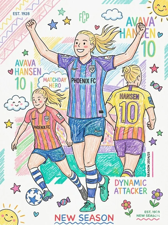 Cute childlike crayon hand-drawn style transformation