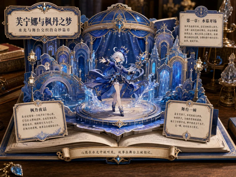 Affiche de théâtre pour un livre de rêve en 3D