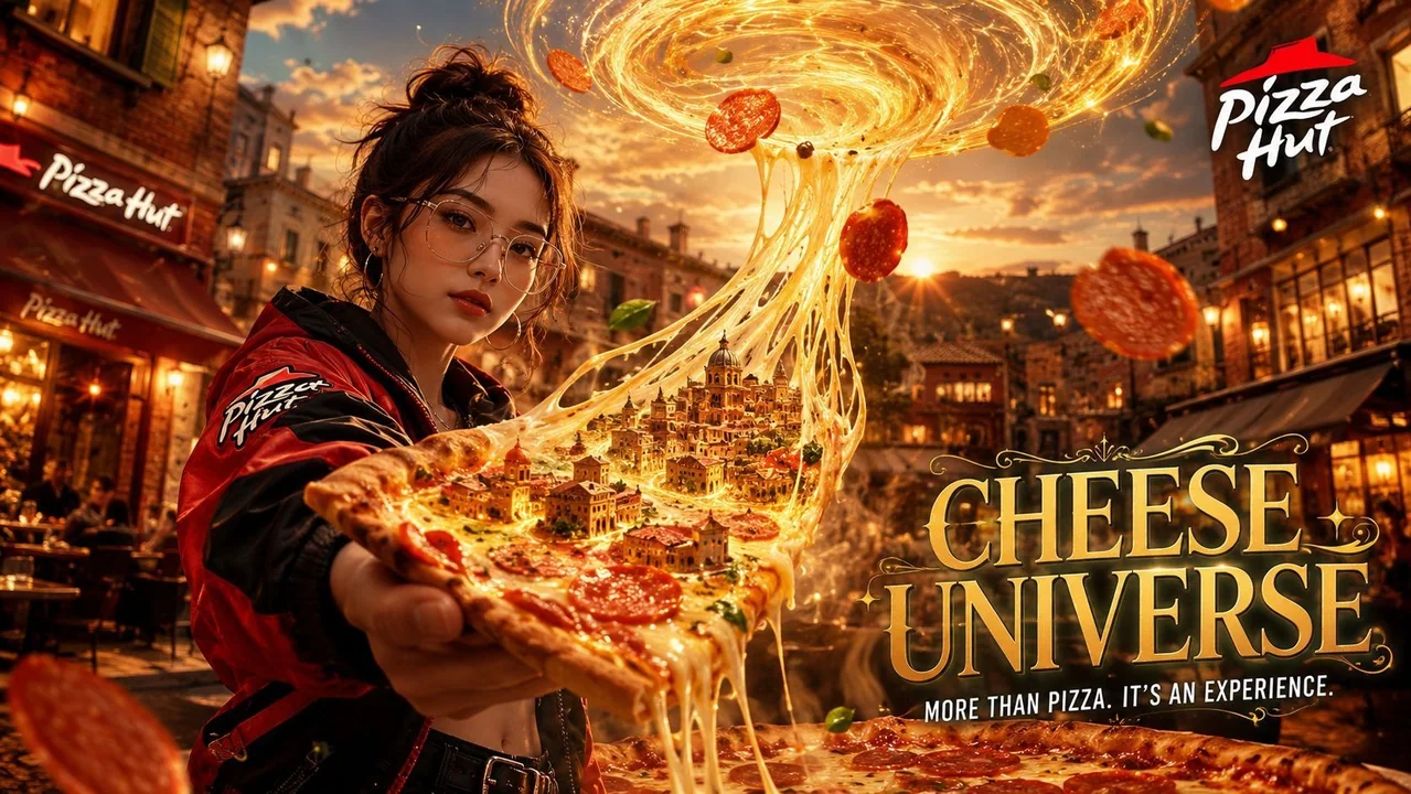 Cheese universe ultra-realistic cinematic gourmet blockbuster