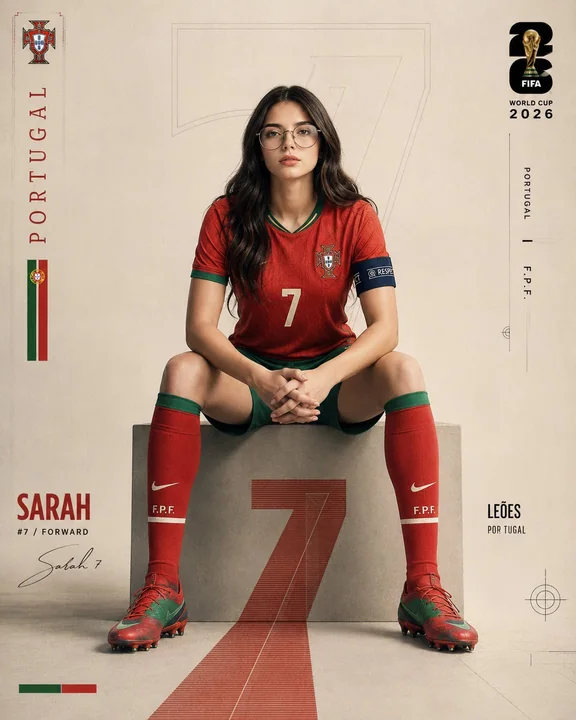 Affiche sportive minimaliste pour la Coupe du monde de la FIFA 2026