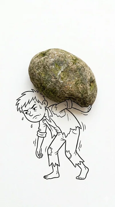 Creative physical objects combined with hand-drawn sketches in photography