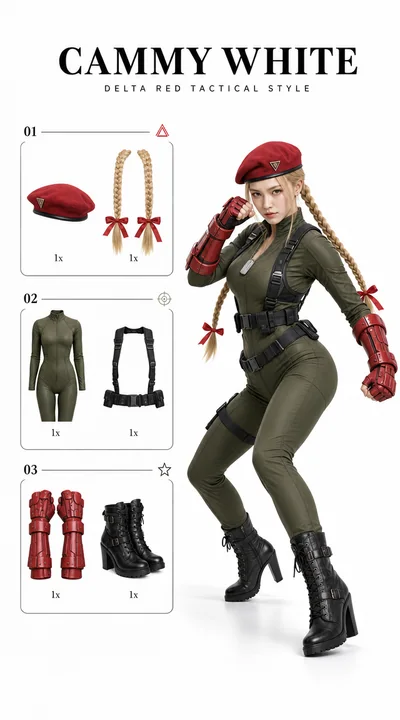 Informations sur le cosplay tactique de luxe tendance Kami