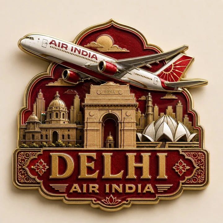 Emirates Dubai collectible fridge magnet design