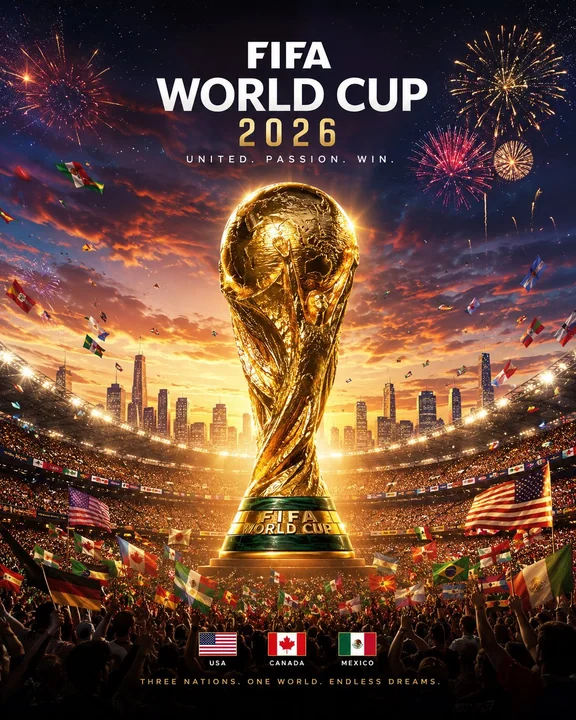 2026 World Cup official-style cinematic poster