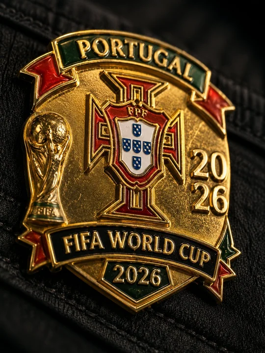Badge commémoratif en émail de l’équipe de la Coupe du monde 2026