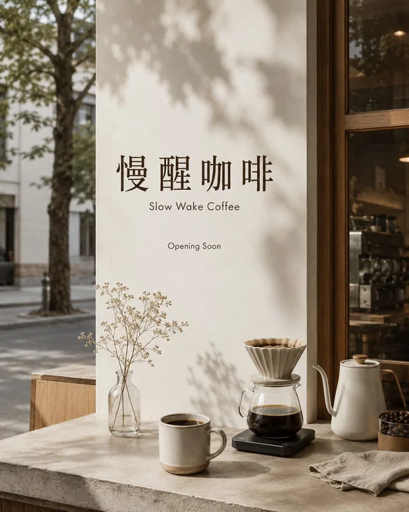 慢醒咖啡精品咖啡店品牌视觉提案