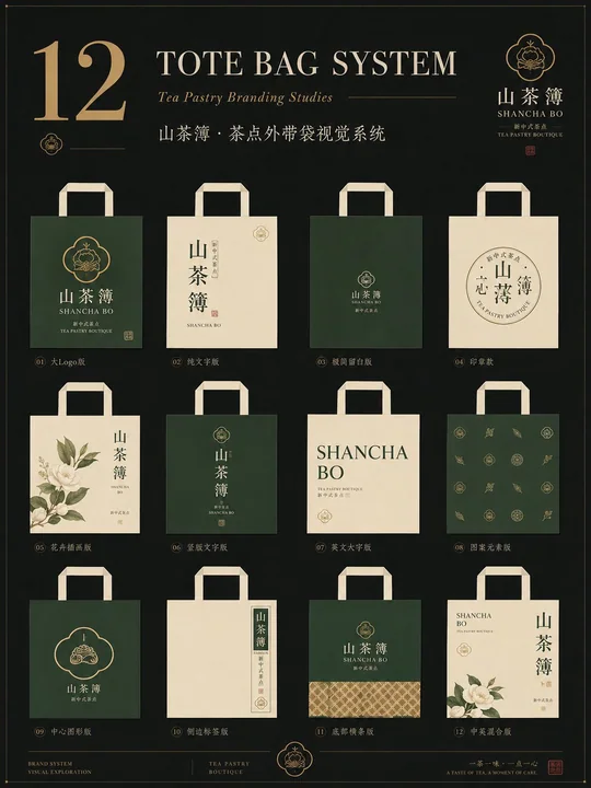 餐饮品牌手提袋包装视觉系统提案