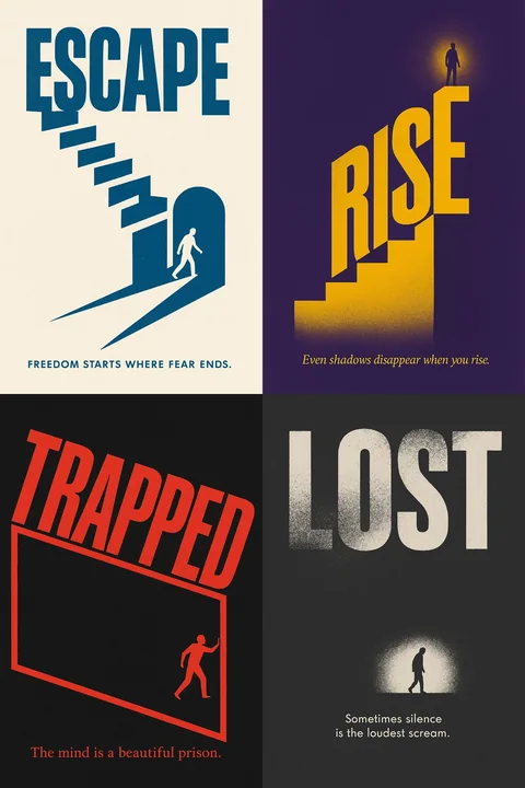 2D Word Poster Design
