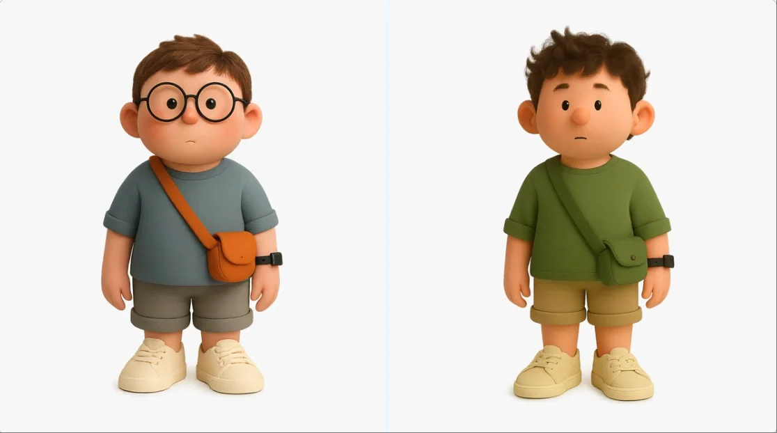 Create multiple 3D style avatars