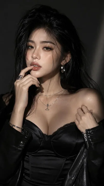 奢华暗黑印尼风时尚艺术人像写实