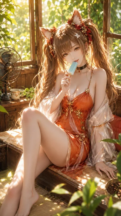 夏日清新东方幻想少女3D写真