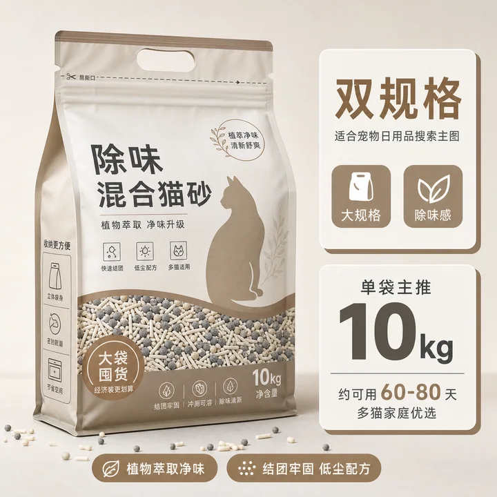 大容量囤货装猫砂天猫高点击主图
