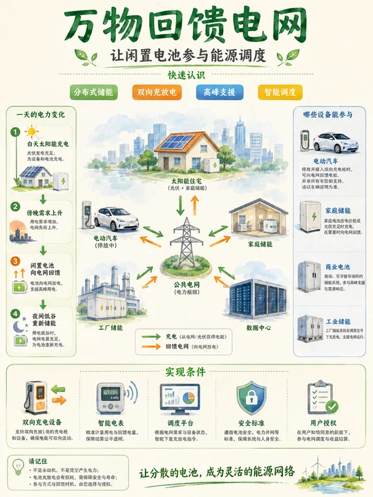 万物回馈电网：分布式储能如何改变能源未来