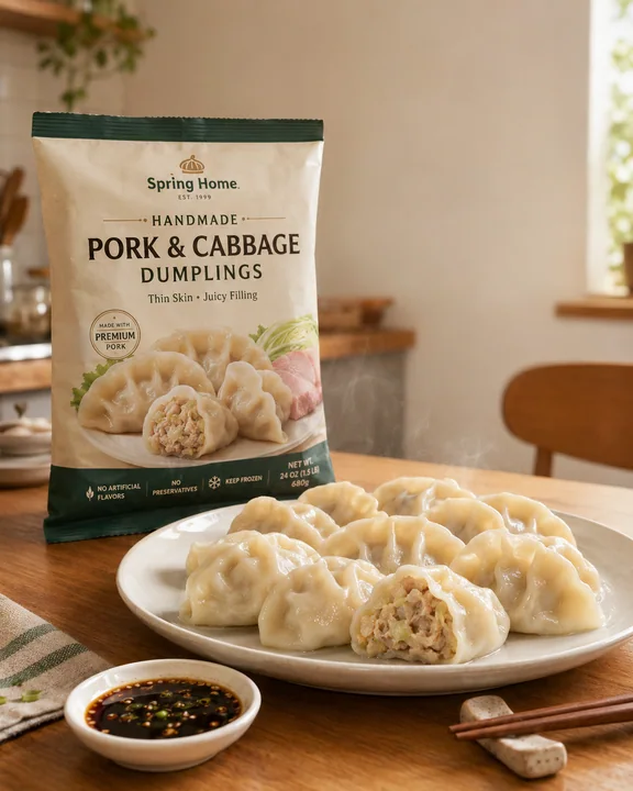 温暖厨房里的手工水饺电商美食摄影