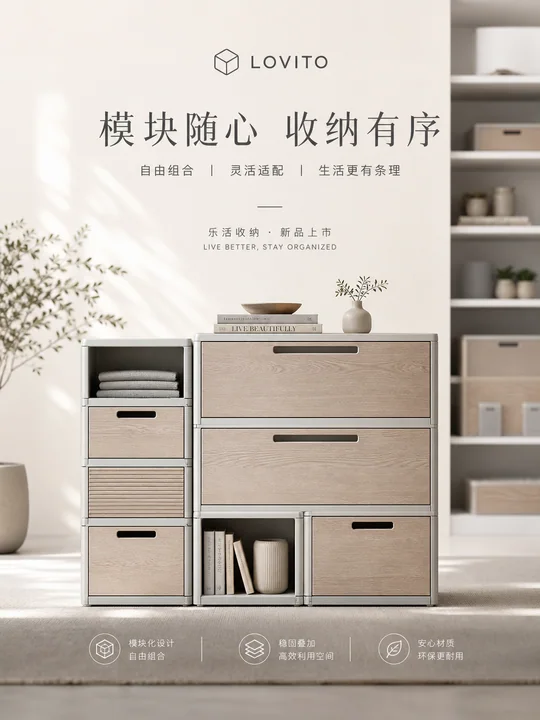 极简秩序美学：模块化收纳箱品牌视觉大片