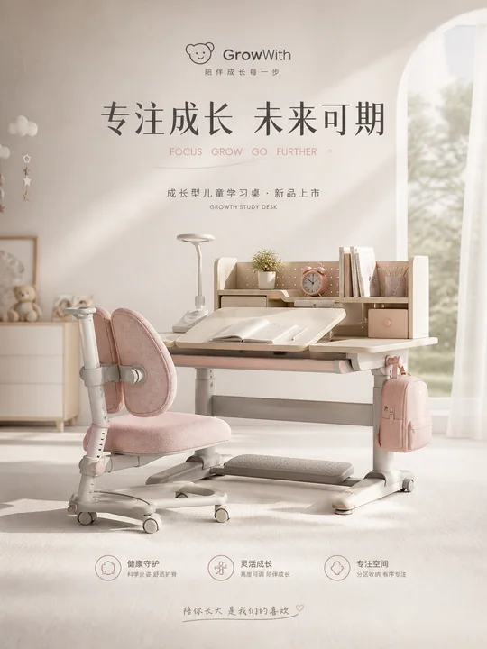 暖意陪伴：母婴品牌新品发布主视觉海报