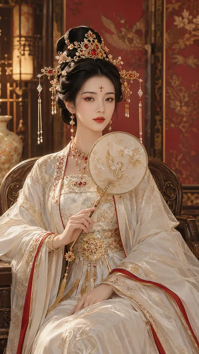 唐风仙侠贵女精修写真海报