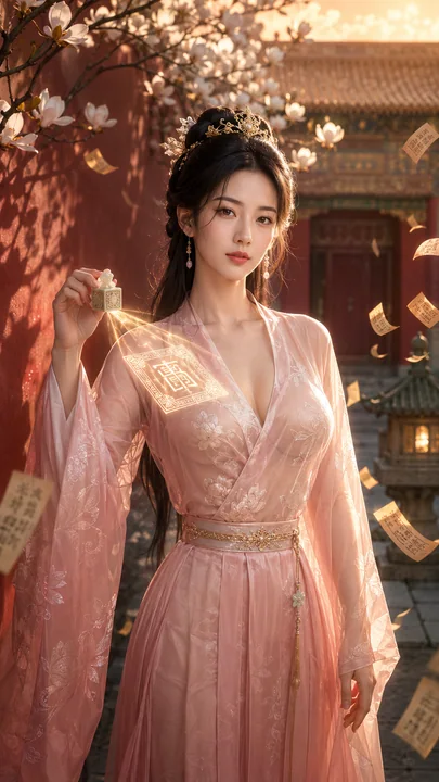 唐风仙朝玉兰殿掌印女官写真