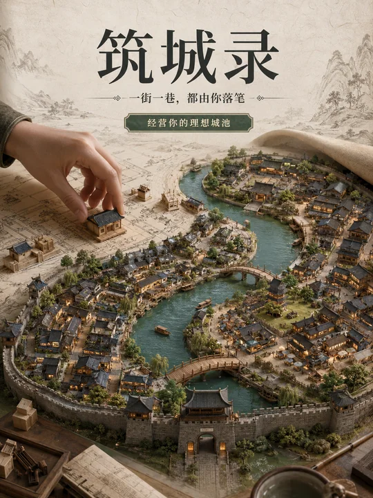 筑城录:指尖勾勒出的新中式古城蓝图