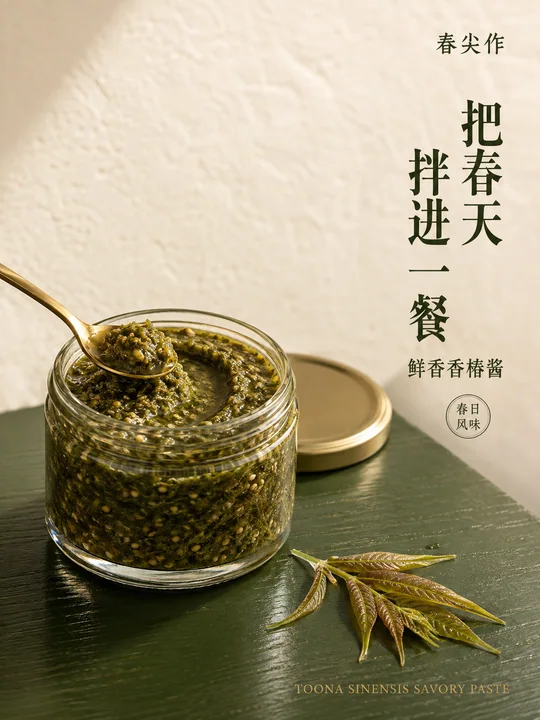 春尖作香椿酱:把早春味道拌入每一餐
