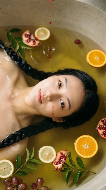 Rêve de Lumière Douce dans la Baignoire de la Déesse Froide