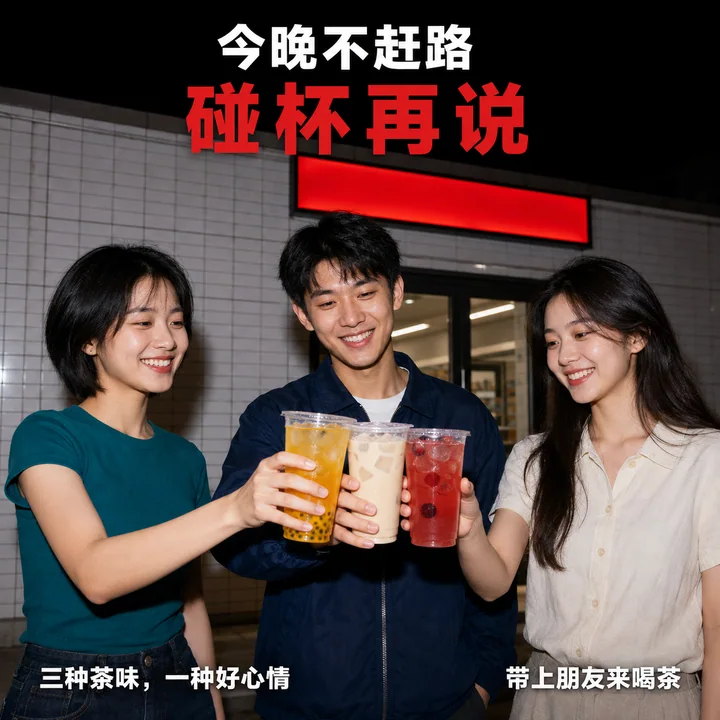 晚九点便利店前的闪光瞬间:今晚不赶路