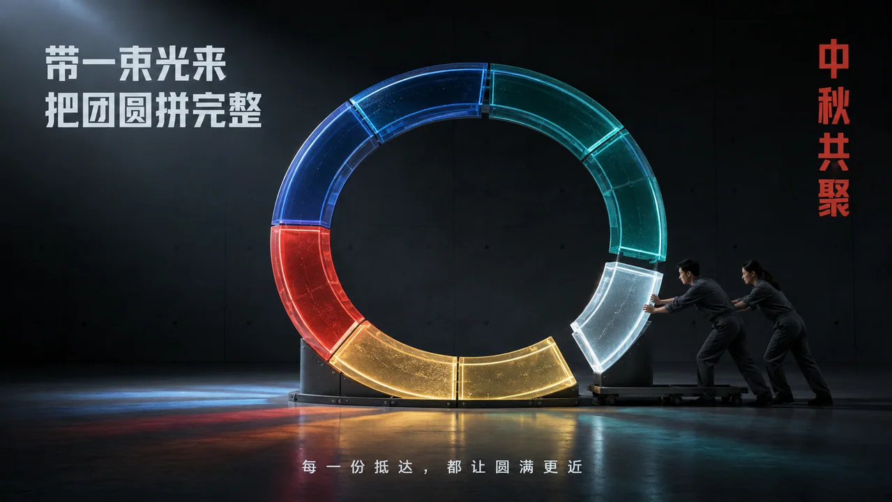 每一份抵达都让圆满更近的装置艺术