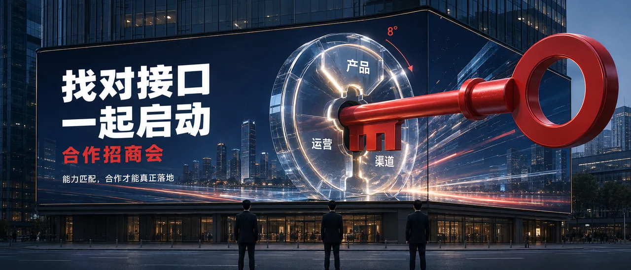 裸眼3D巨幕招商视觉：共创系统启动瞬间